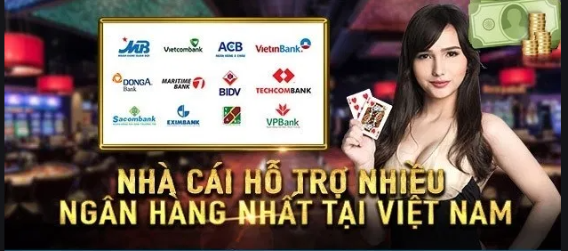 W88 hỗ trợ nạp tiền hầu hết các ngân hàng lớn tại Việt Nam